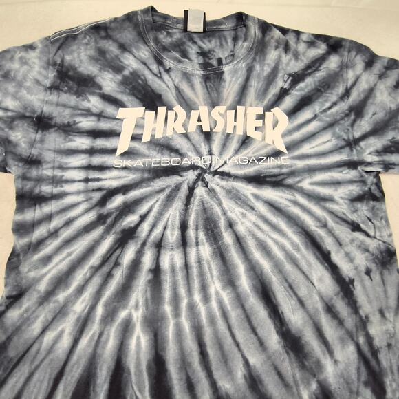 Thrasher Other - Thrasher Magazine Crew Neck Short Sleeve Graphic Shirt Mens Size Large L Tie Dye